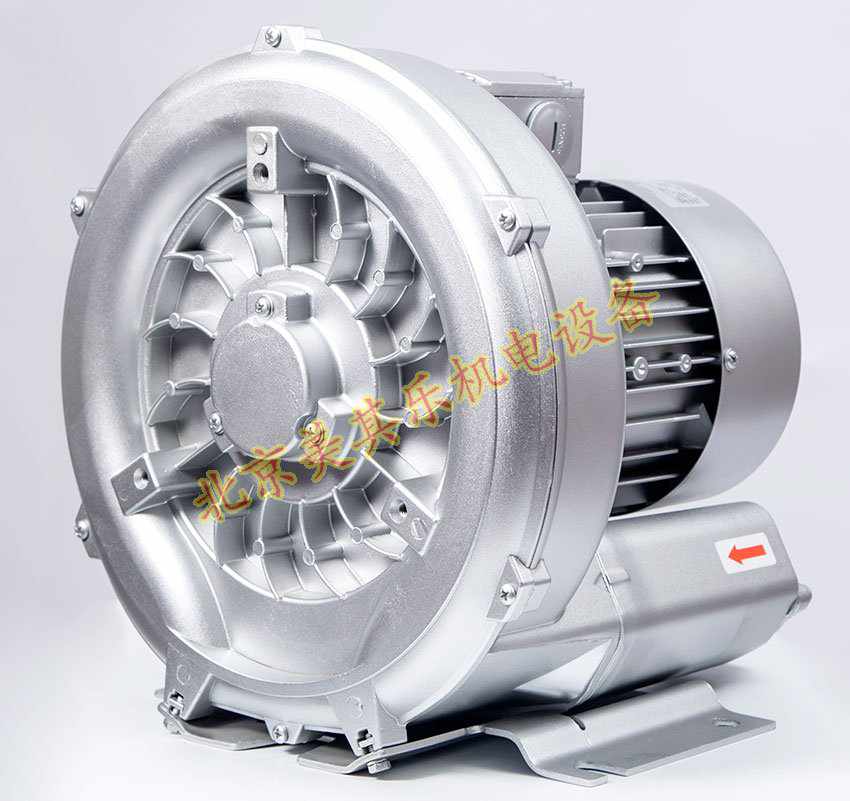 220v/370w高壓鼓風機側(cè)面圖